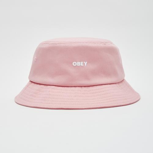 Hut Obey Bold Twill Bucket Hat pink clay 