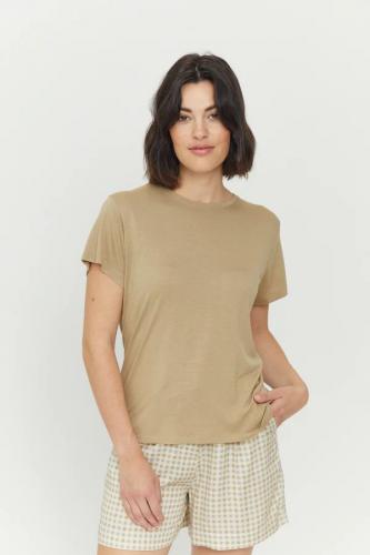 (w) T-Shirt Mazine Leona sandy olive