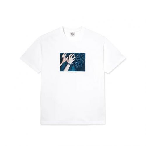 T-Shirt Polar Caged Hands white