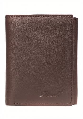 Geldbeutel Reell Mini Trifold Leather brown