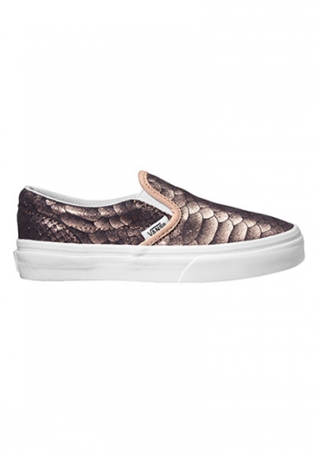 (y) Schuh Vans Slip On Metallic Snake