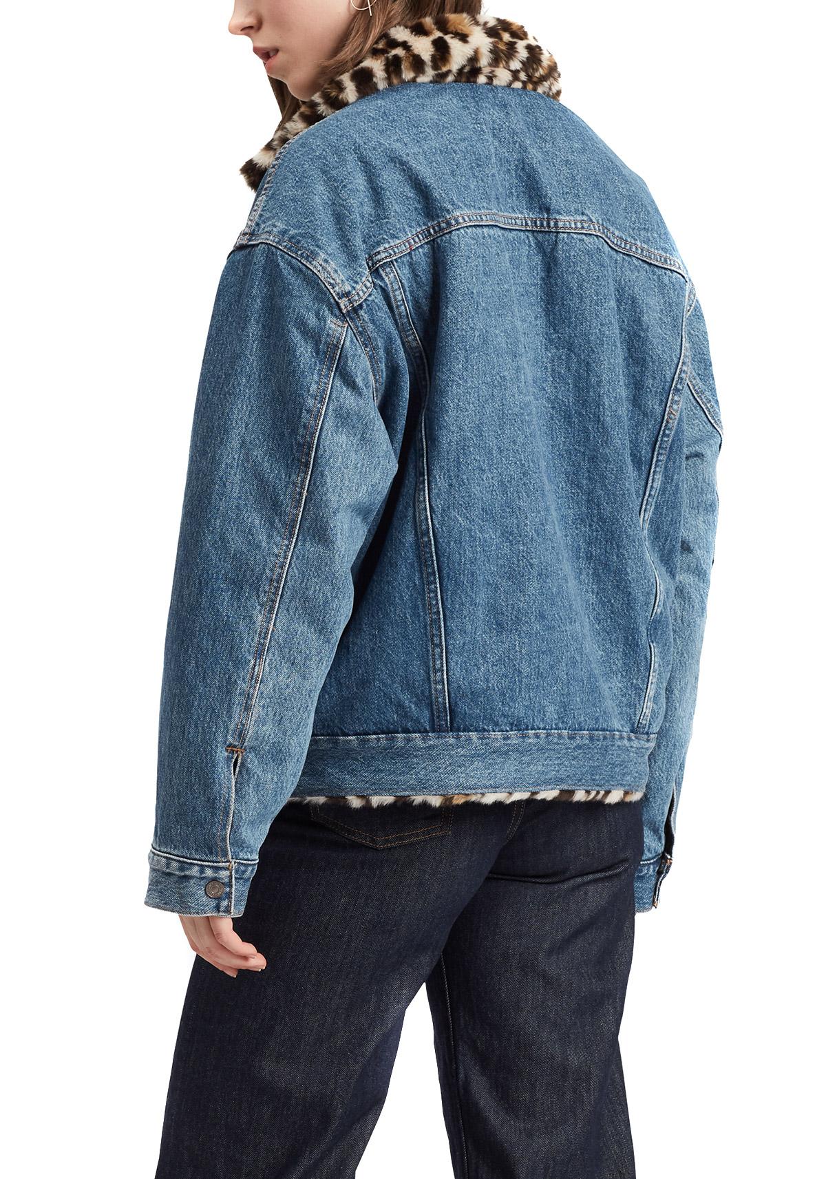 w Jacke Levi s Dad Reversible Fur Trucker
