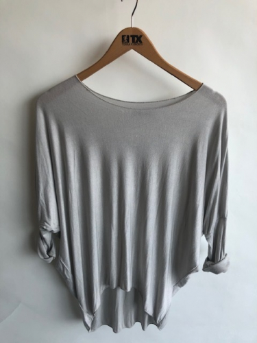 (w) Longsleeve Basic light grey