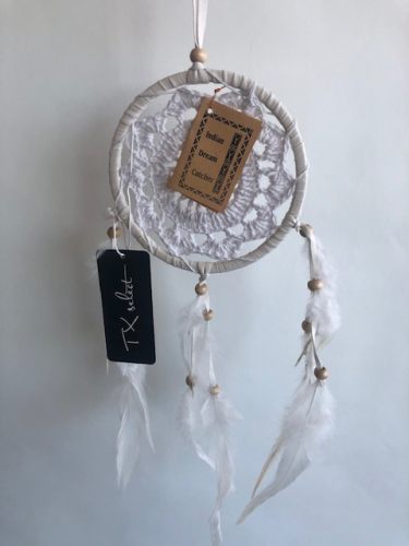 Dreamcatcher XS weiss 12cm Dreamcatcher XS weiss 12cm