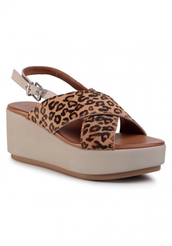 (w) Sandale Inuovo 123044 leopard-bone