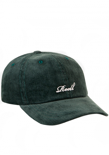 Cap Reell Single Script Cap dark green ribcord