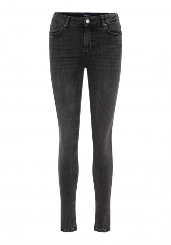 (w) Jeans Pieces Delly Skinny dark grey