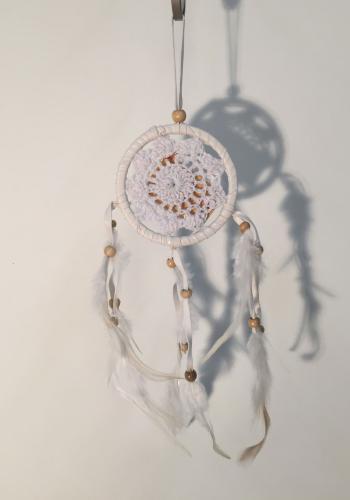 Dreamcatcher Mini 9cm weiss