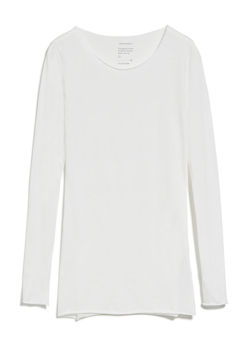 (w) Longsleeve Armedangels Evvaa Customized white (w) Longsleeve Armedangels Evvaa Customized white