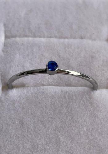 Ring Amelie blau/silber 