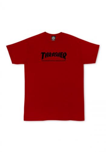(y) T-Shirt Thrasher Skate Mag Toddler red