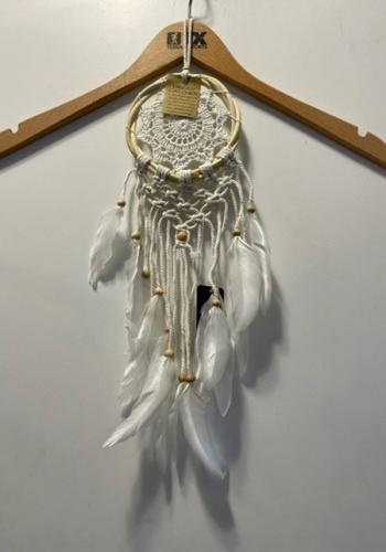 Dreamcatcher Holz 11cm Feder lang