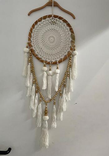 Dreamcatcher Holzperlen 32 cm 