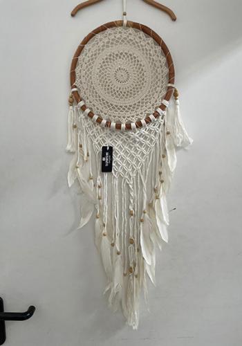 Dreamcatcher Holz 32 cm Feder