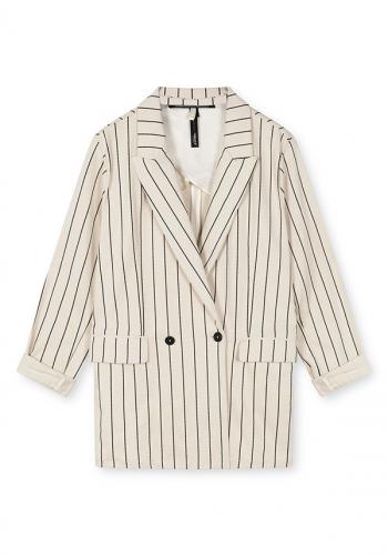 (w) Blazer 10DAYS Pinstripe light sand