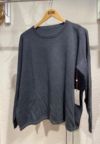 (w) Cashmere Pullover Gorge&Us Sporty Blau