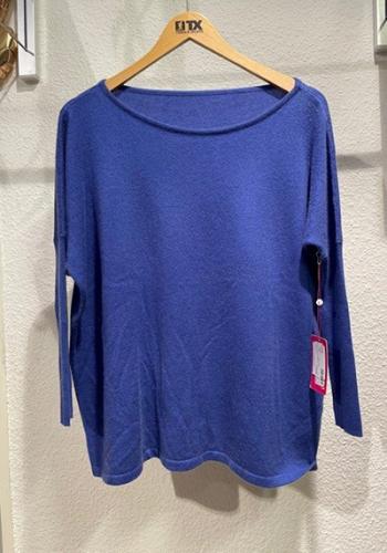 (w) Cashmere Pullover Gorge&Us Milano Royalblau