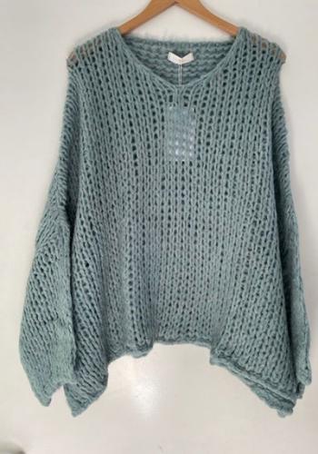 (w) Pulli Lora himmelblau melange