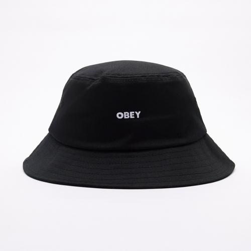 Hut Obey Bold Twill Bucket Hat black