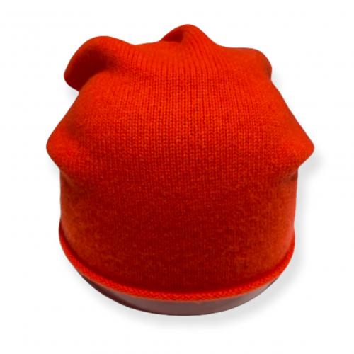 (w) Beanie Cashmere Zoen rot