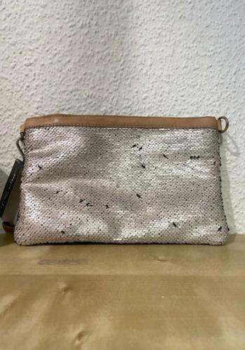 (w) Clutch Beige Paillette