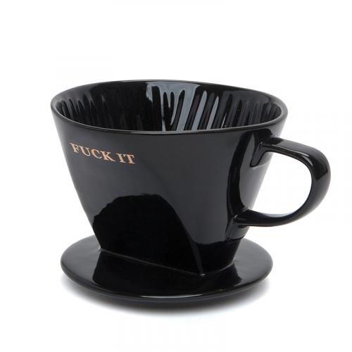 Tasse HUF Fuck It Espresso Pour Cup black