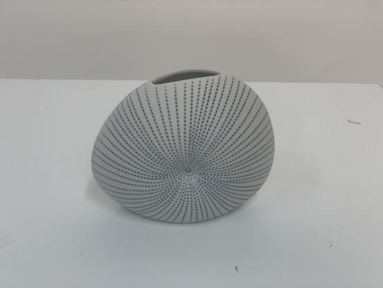 (w) Muschelvase klein weiss