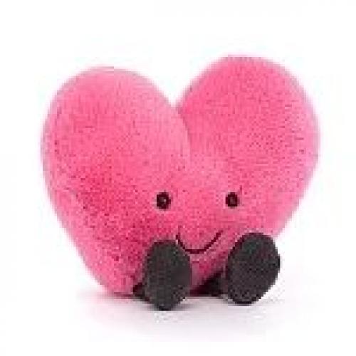 Jellycat Amuseable Hot Pink Heart small
