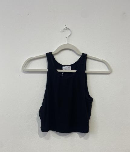 (w) Top Fleur black