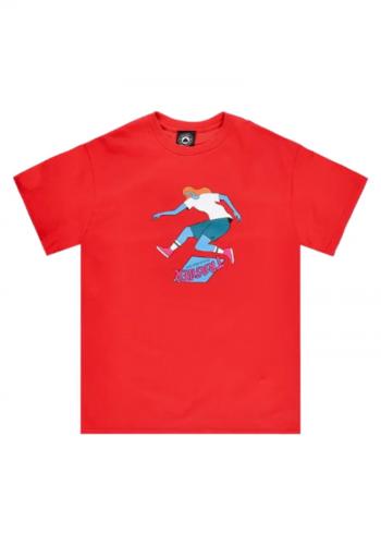 T-Shirt Thrasher x Parra Tre red