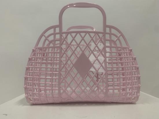 (w) Retro Basket SMALL, pink/rosa
