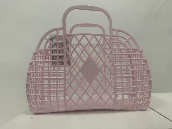 (w) Retro Basket LARGE, pink/rosa
