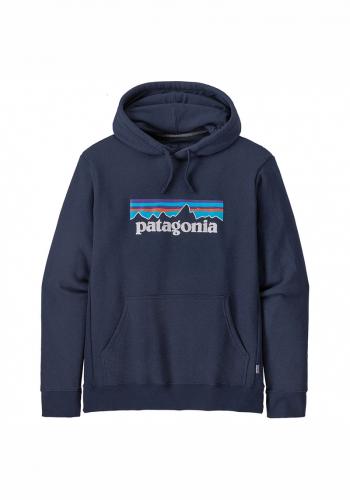 Hooded Patagonia P-6 Logo Uprisal navy