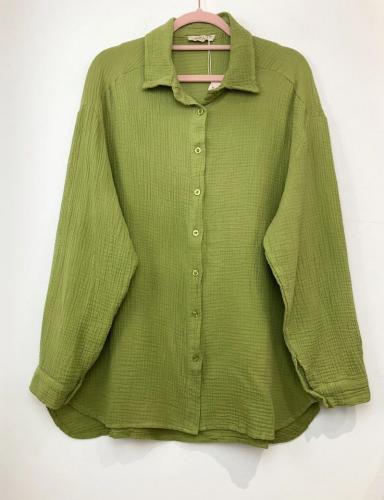 (w) Hemd Rebecca kurz olive