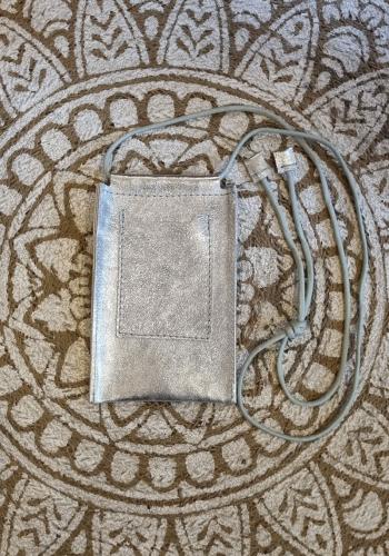 (w) Handytasche silber