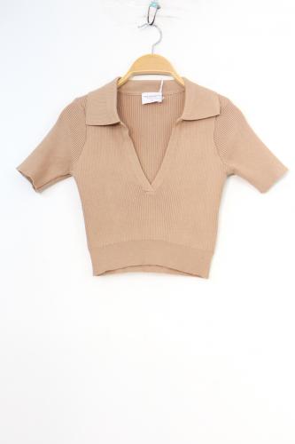 (w) T-Shirt 1348 crop nude