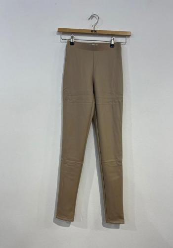 (w) PU Leggins beige