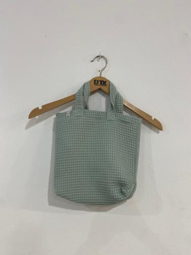 (w) Waffelpique Shopper Mini Mint