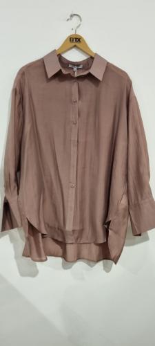 (w) Bluse H1246 rostbraun