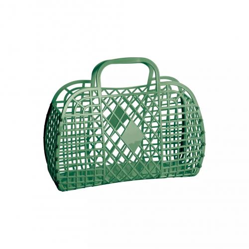 (w) Retro Basket SMALL, olive