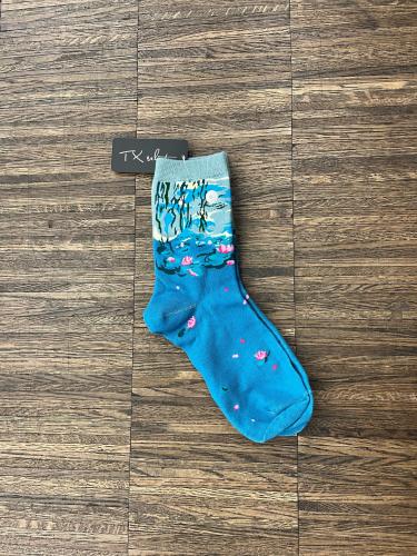 Socken Seerosen