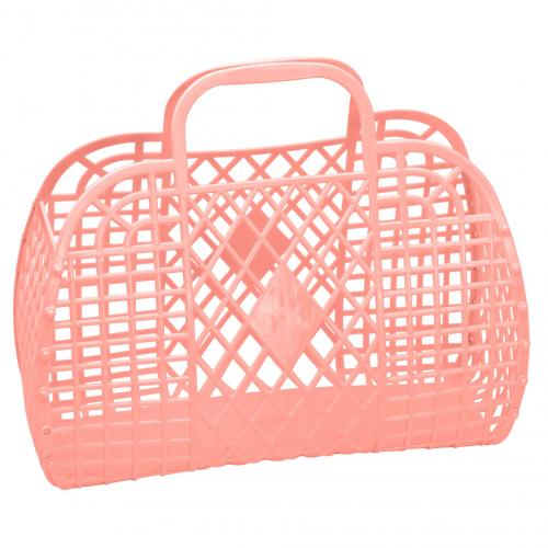 (w) Retro Basket LARGE, peach