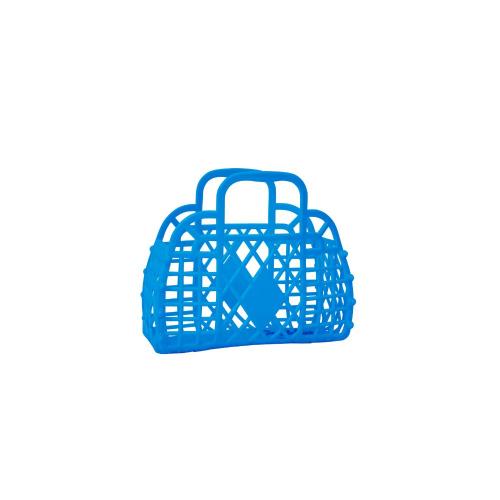 (w) Retro Basket MINI, royal blue
