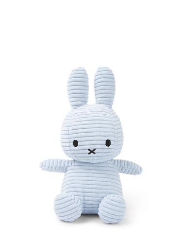 Miffy Sitting Corduroy ice blue 23cm