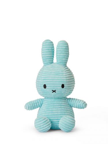 Miffy Sitting corduroy turquoise 23cm