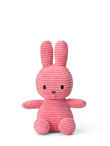 Miffy Sitting corduroy bubblegum pink 23cm