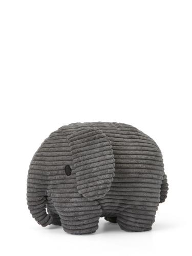 Elephant Corduroy Grey 23cm