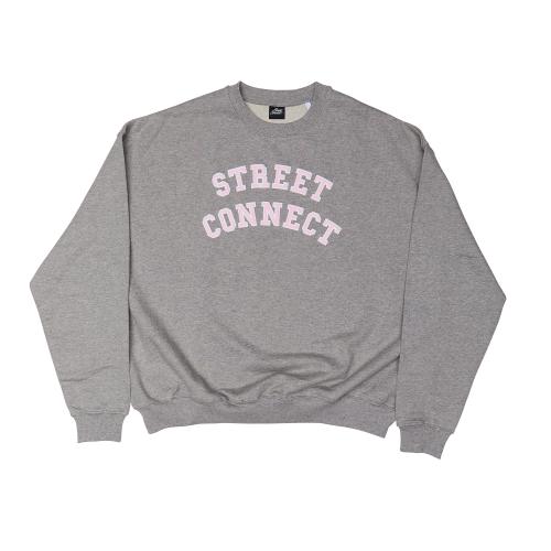 Sweatshirt Street Connect Block heather grey