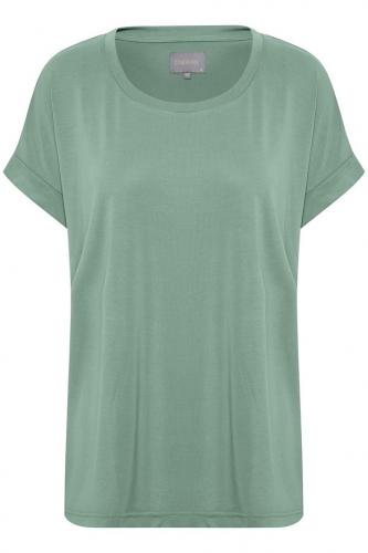 (w) T-Shirt Culture Kajsa granite green