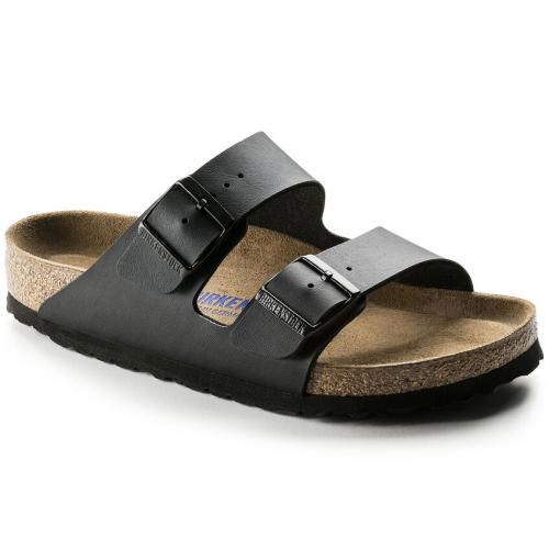 Sandale Birkenstock Arizona BF schwarz Weichbettung